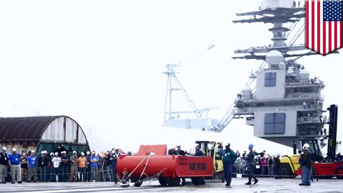 Электромагнитная катапульта emals