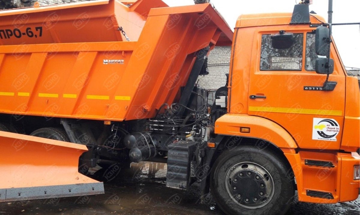 КДМ Эд 405а на базе самосвал КАМАЗ 65115