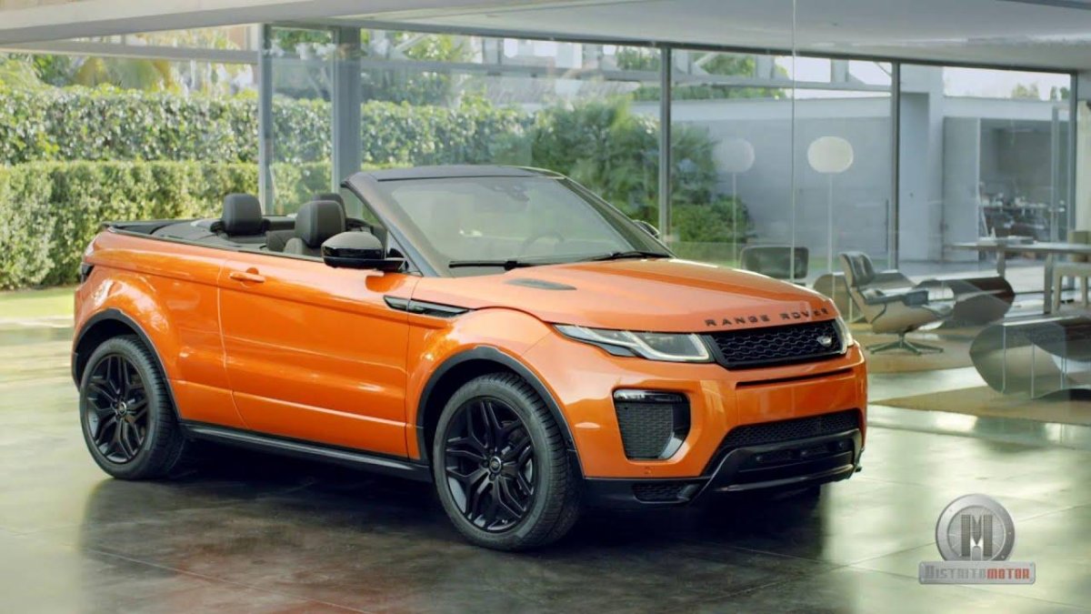 Рендж Ровер кабриолет оранжевый