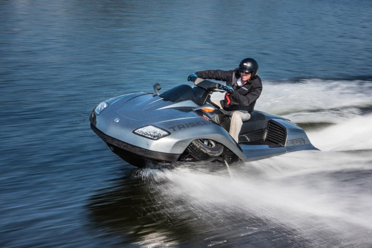 Мотоцикл амфибия biski