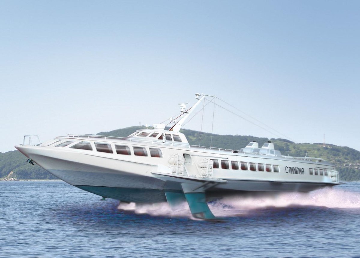 Метеор судно на подводных крыльях