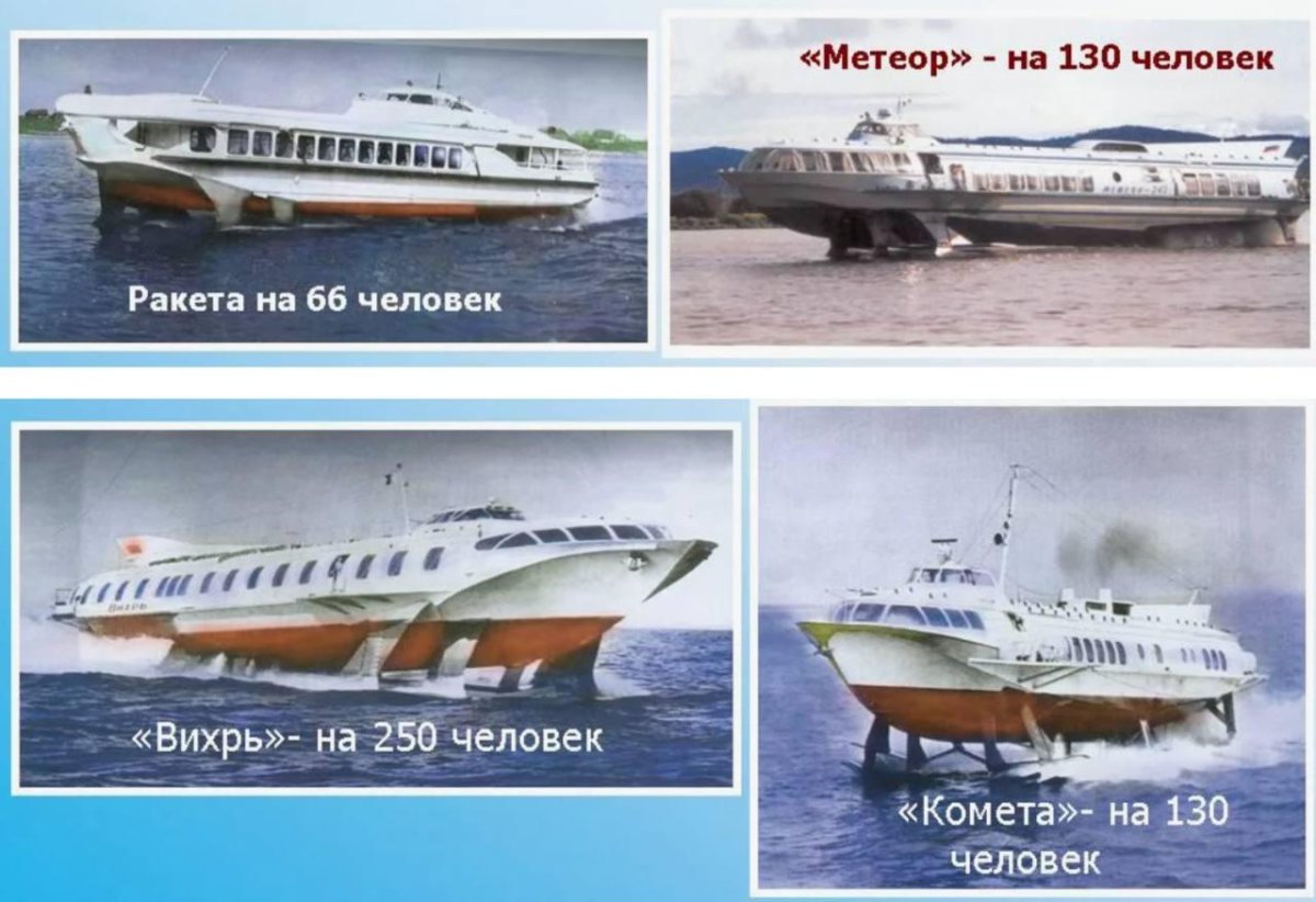 Ростислав Алексеев суда на подводных крыльях