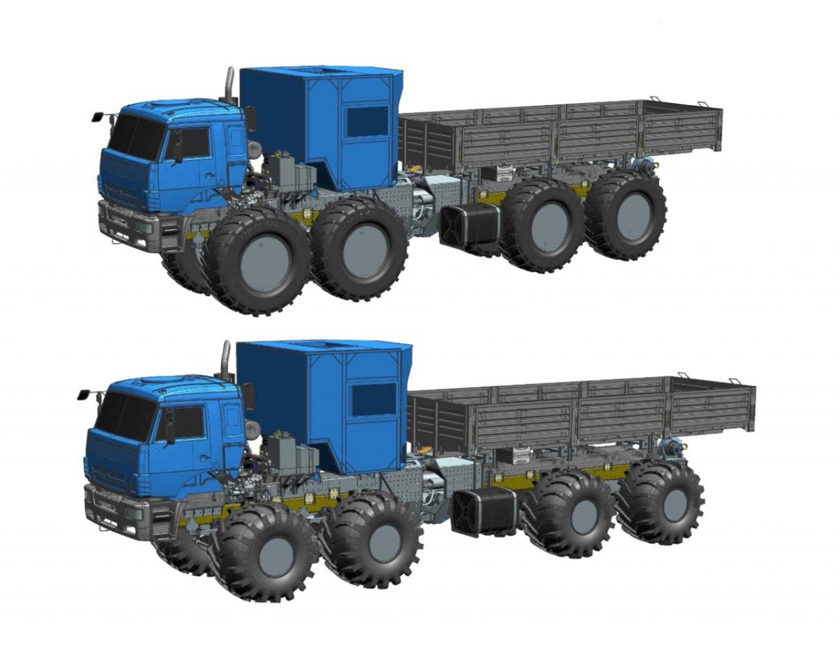 КАМАЗ Арктика 8х8 габариты