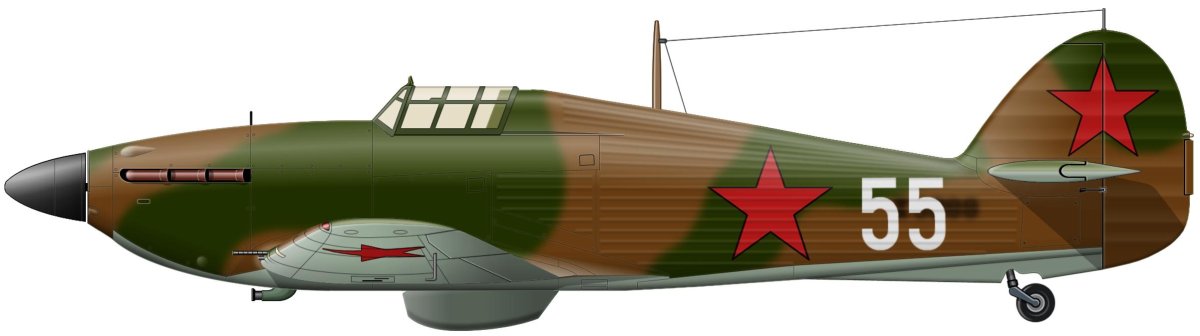Истребитель Харрикейн окраска