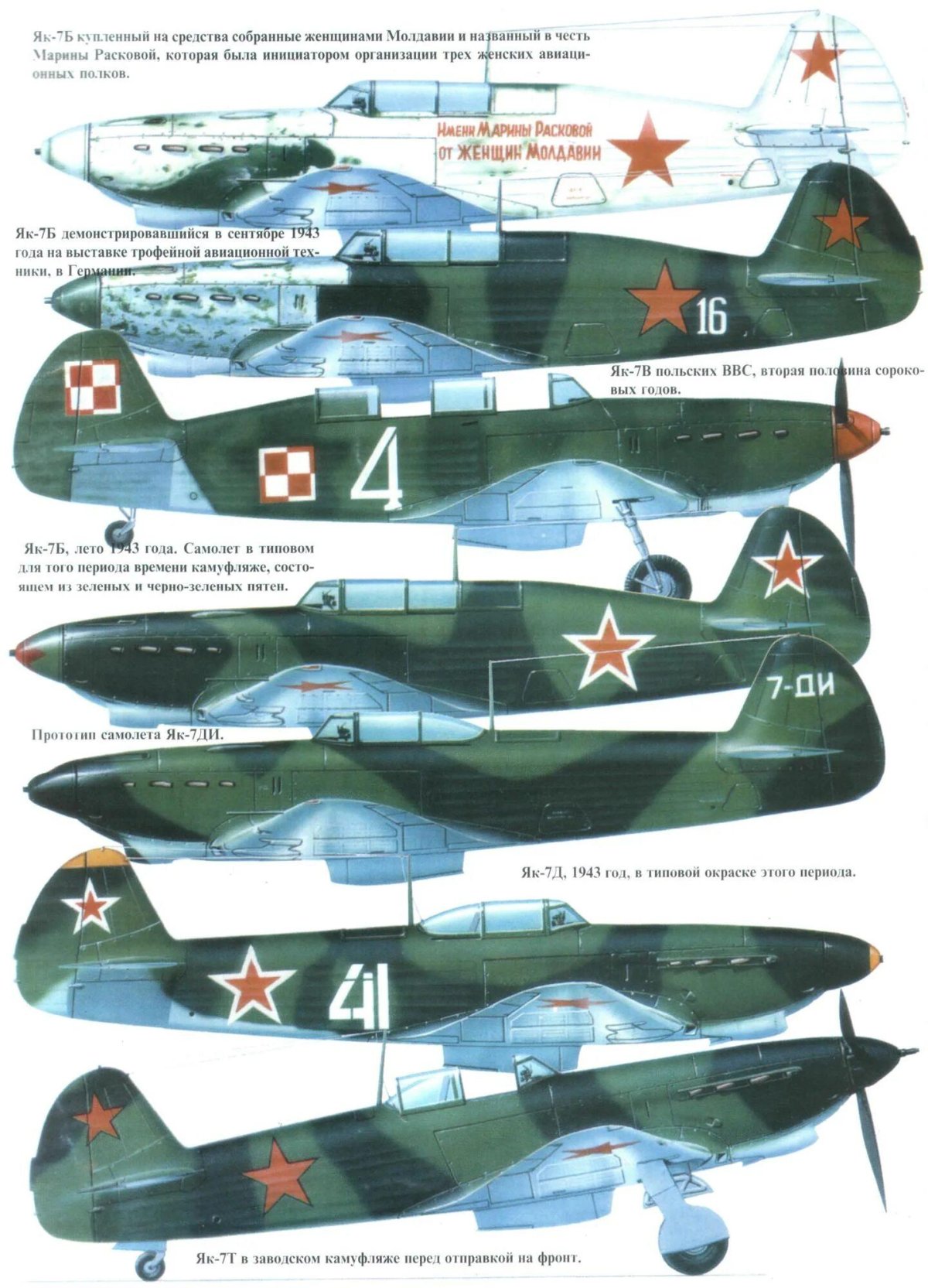 Як-9 схема окраски