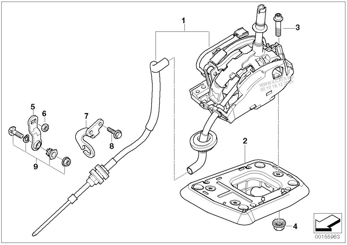 Коробка передач BMW x5 схема