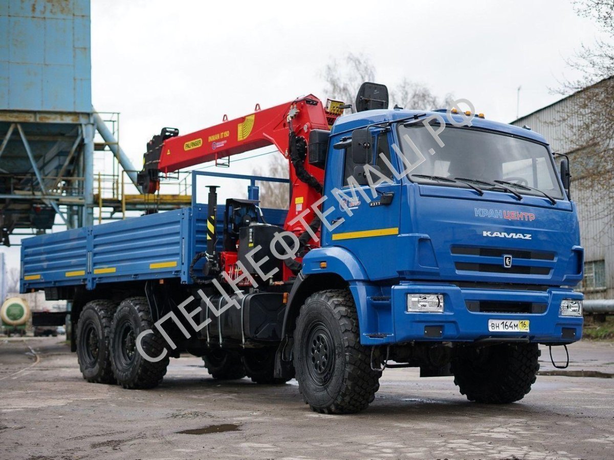 КАМАЗ 43118 бортовой с манипулятором ИТ 150