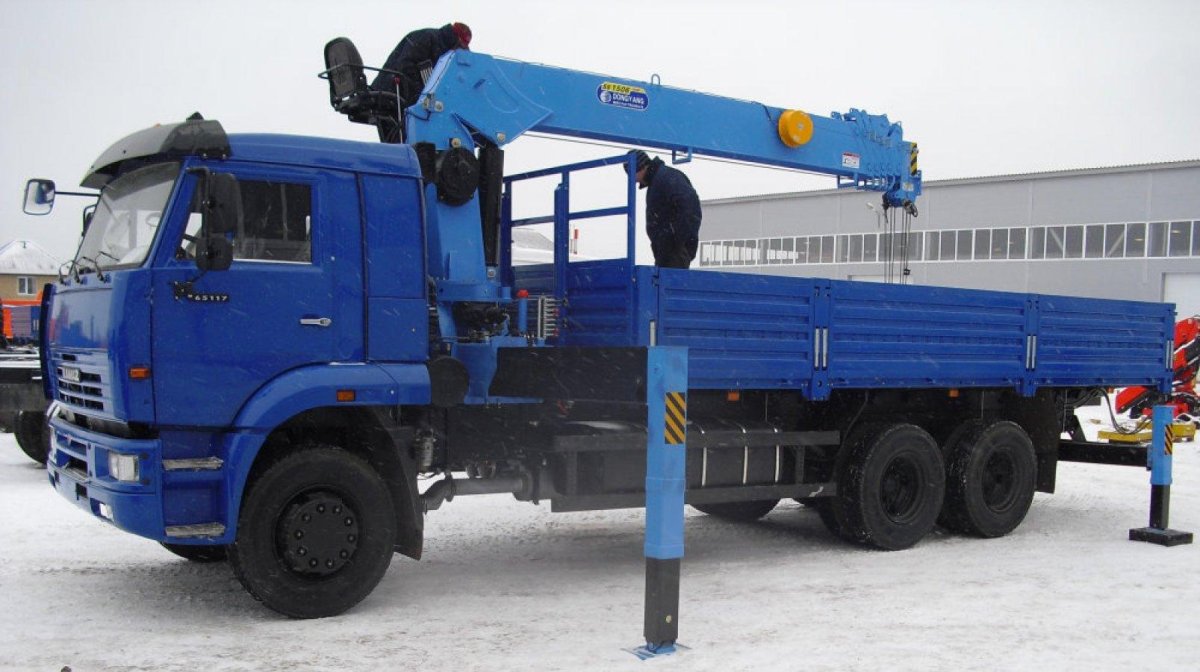 Манипулятор кран 7т КАМАЗ-65117
