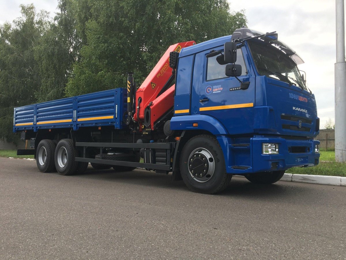 КАМАЗ 65117 С манипулятором