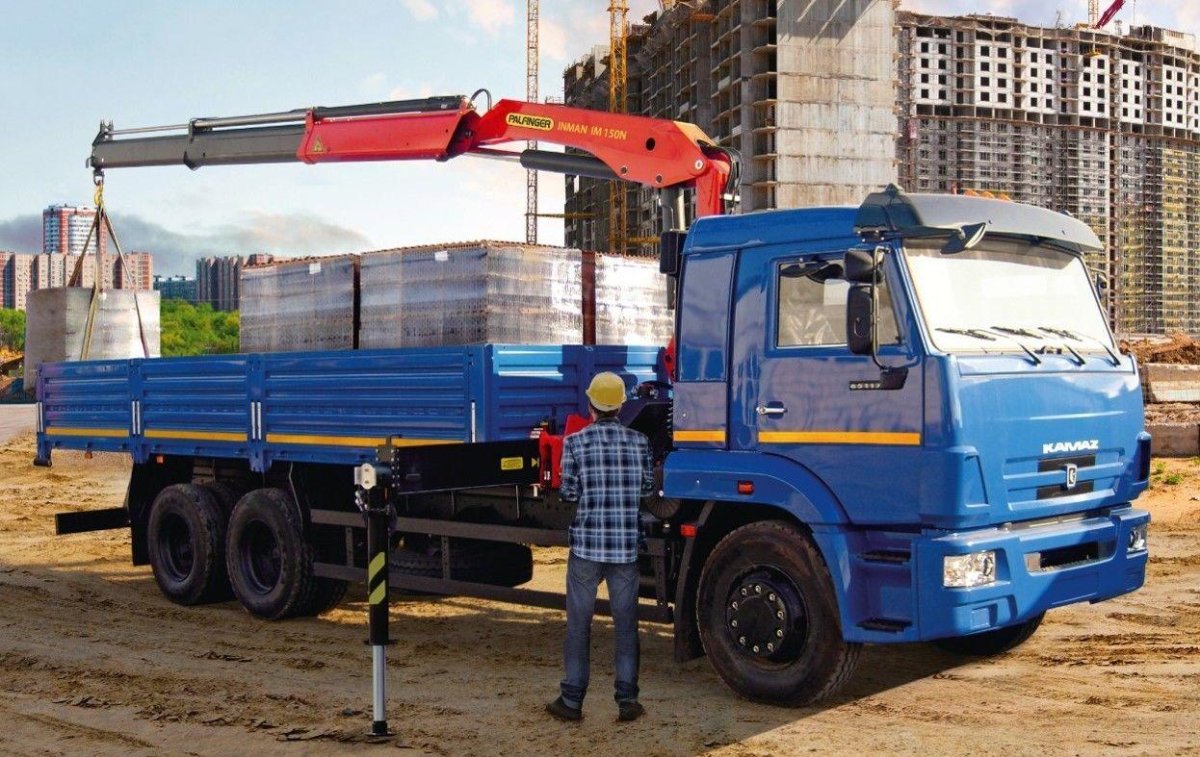 КАМАЗ 65117 бортовой с КМУ