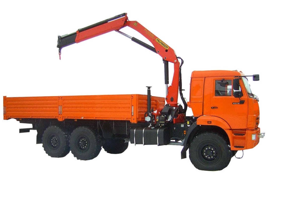 Бортовой КАМАЗ 43118 манипулятор