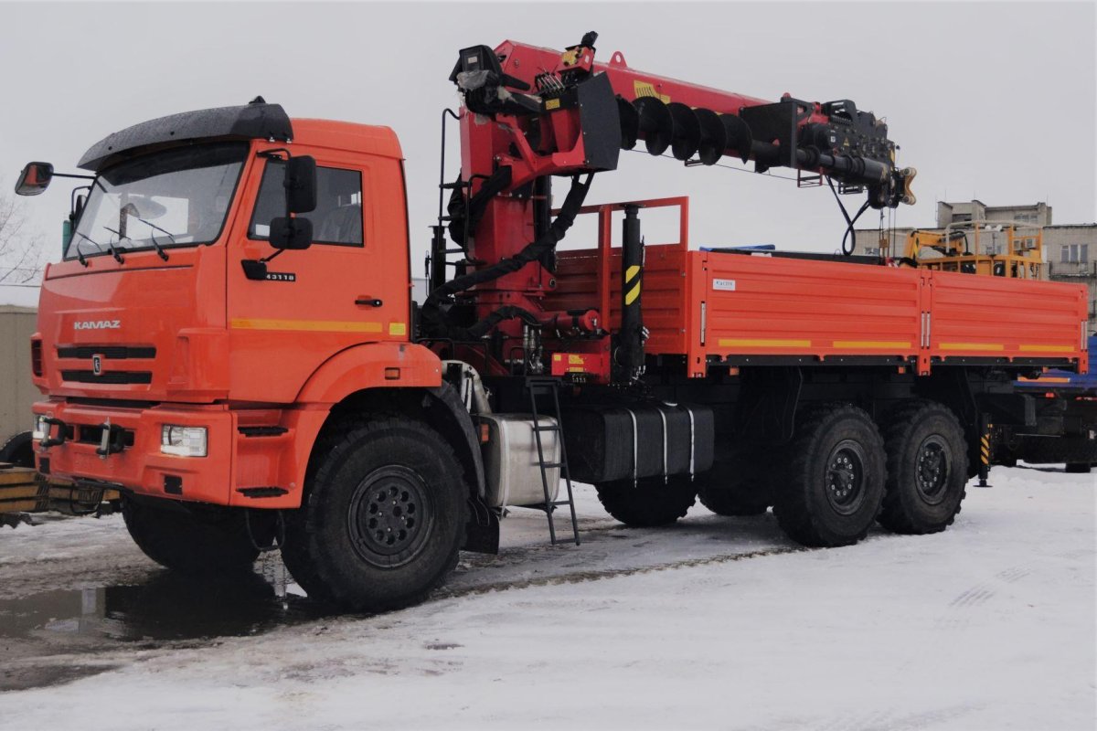 КАМАЗ 43118 С манипулятором