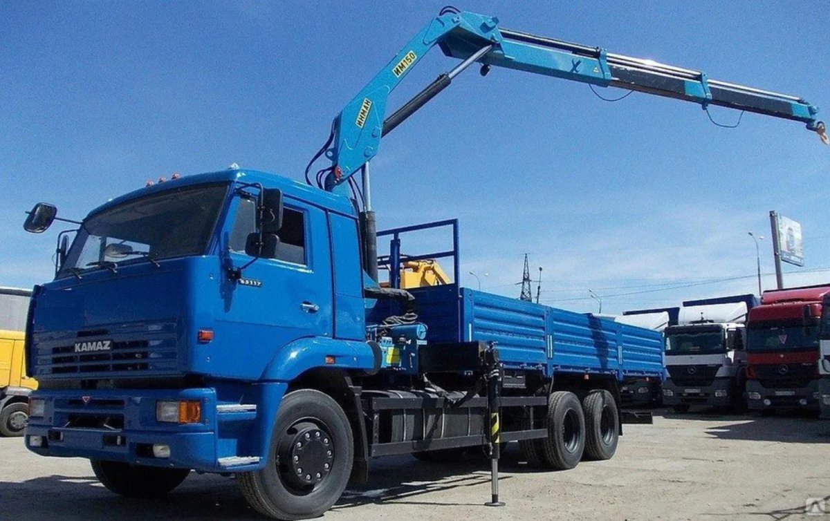 КАМАЗ 65117 бортовой с КМУ