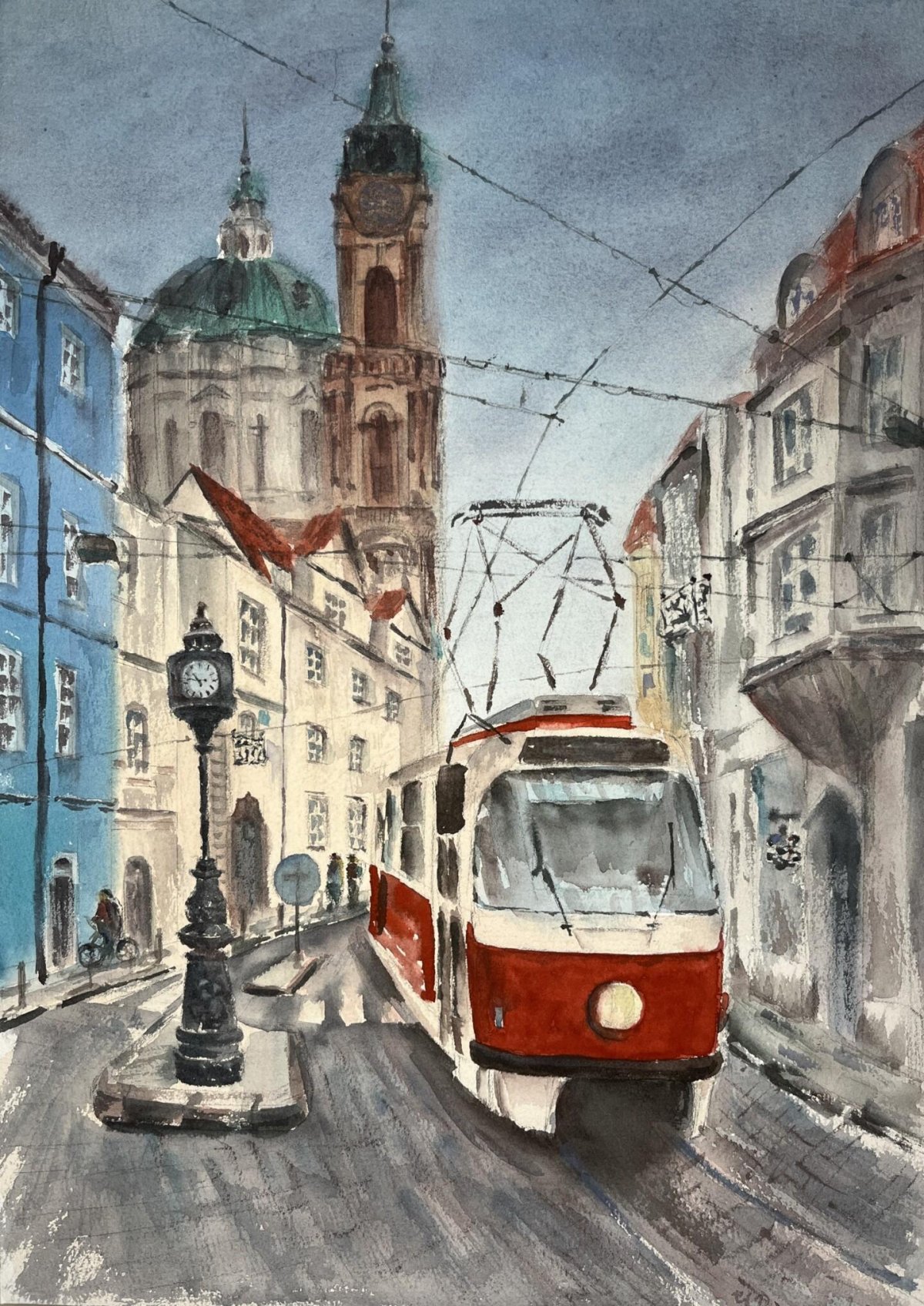 Трамвай в живописи
