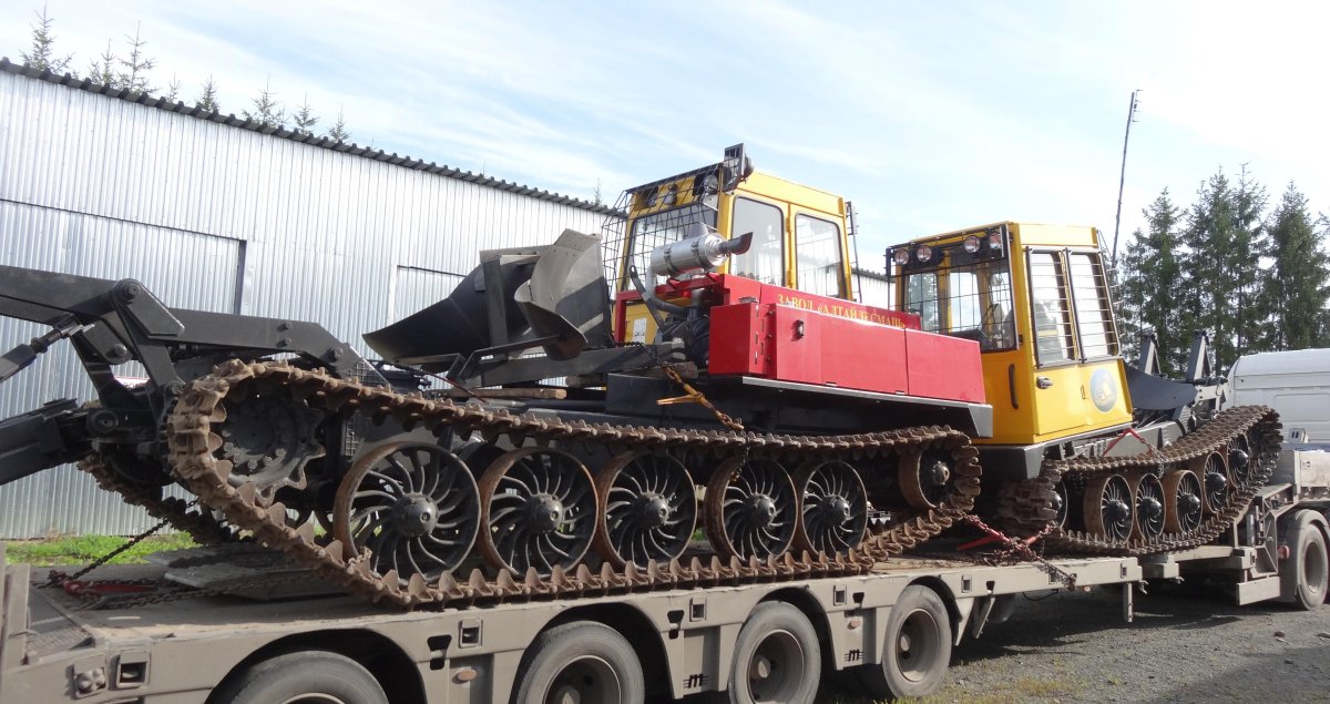 Лесопожарный трактор