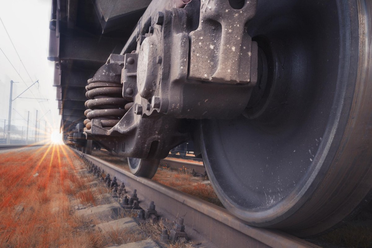 Размытый поезд