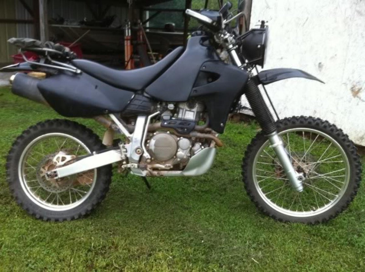 Honda xr650r черный