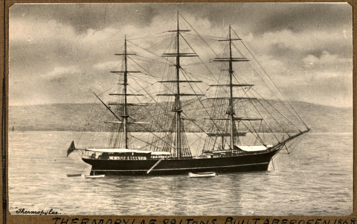 Клипер парусник Фермопилы