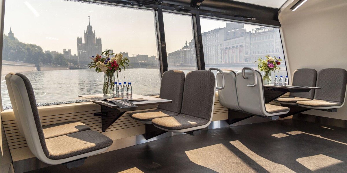 Электрический Речной трамвайчик Москва