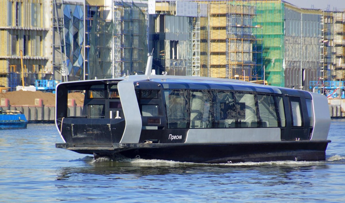 Новые речные трамвайчики в Москве