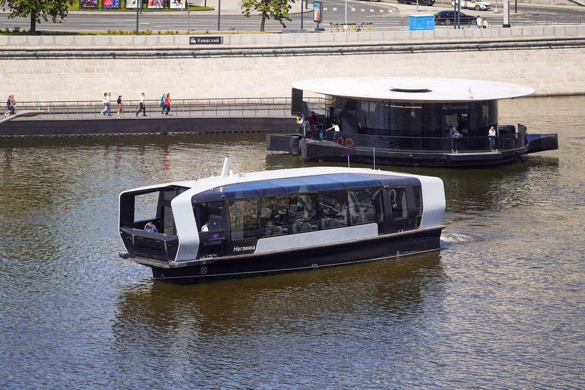 Новые речные трамвайчики в Москве