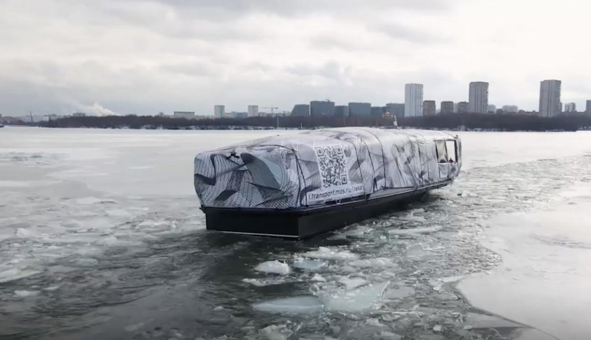 Новый Речной трамвай в Москве 2022
