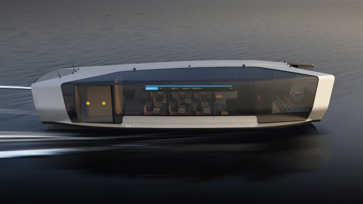 Речной трамвайчик в Москве 2022