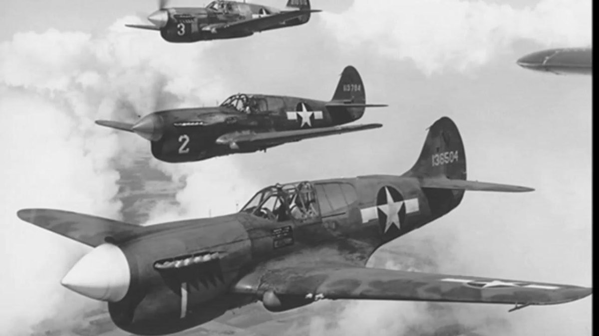 P 40 истребитель p40 американский