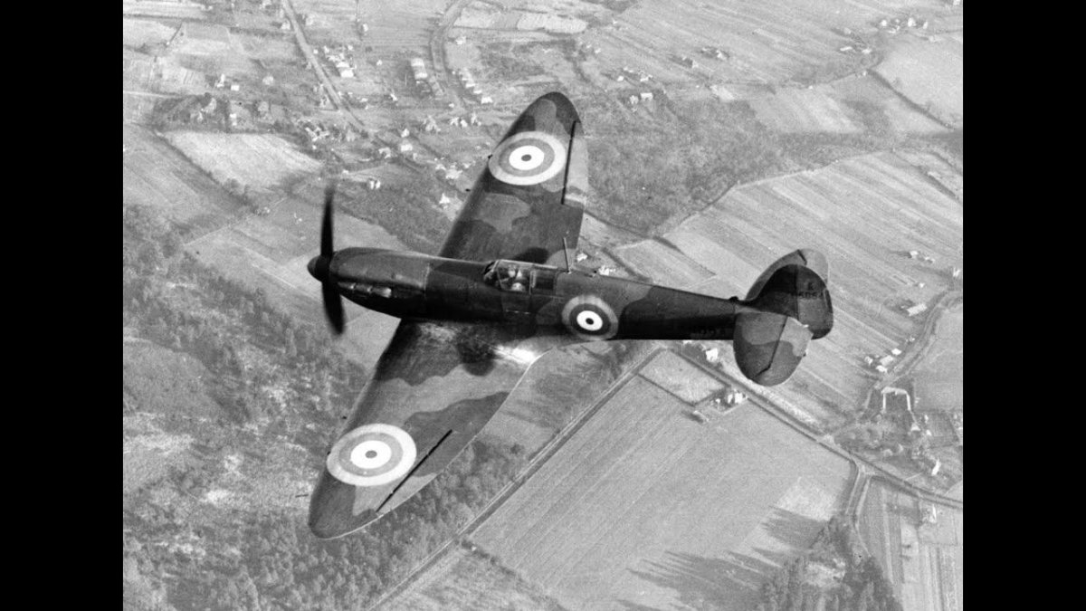 Истребитель Спитфайр второй мировой