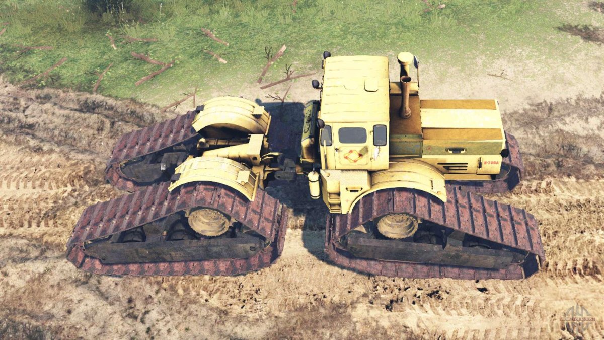 Гусеничный трактор Кировец