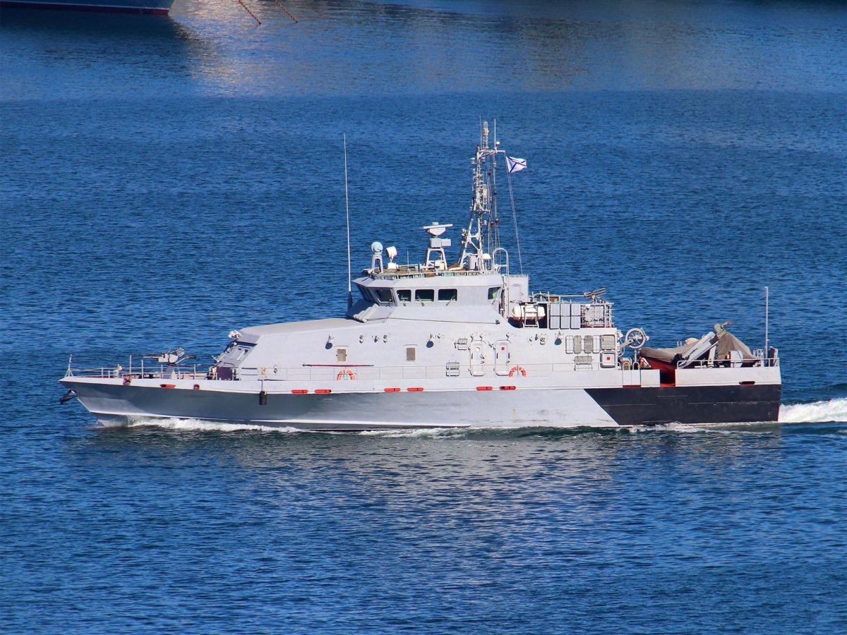 Противодиверсионный катер п-834