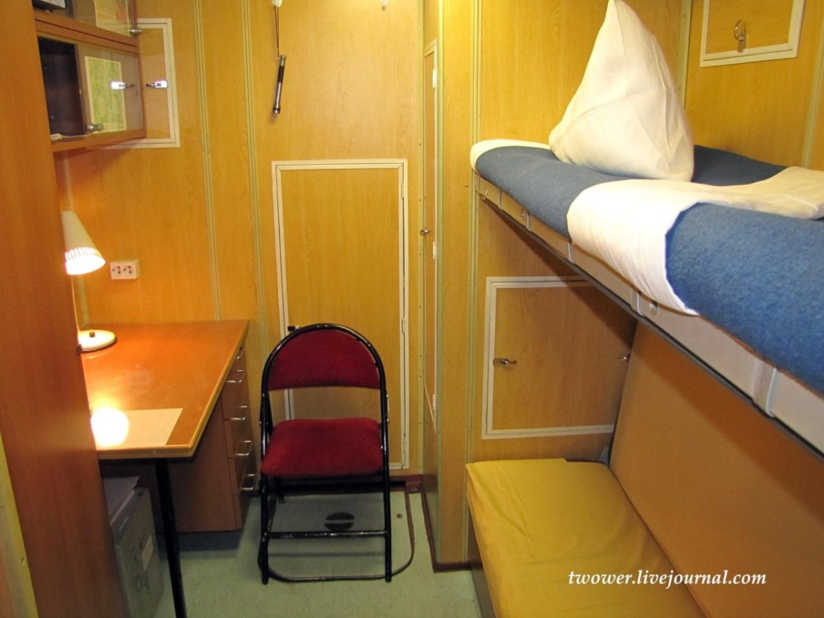 Каюта командира атомной подводной лодки