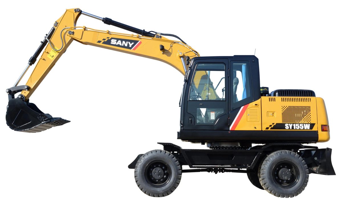 Экскаватор колесный sany sy65w