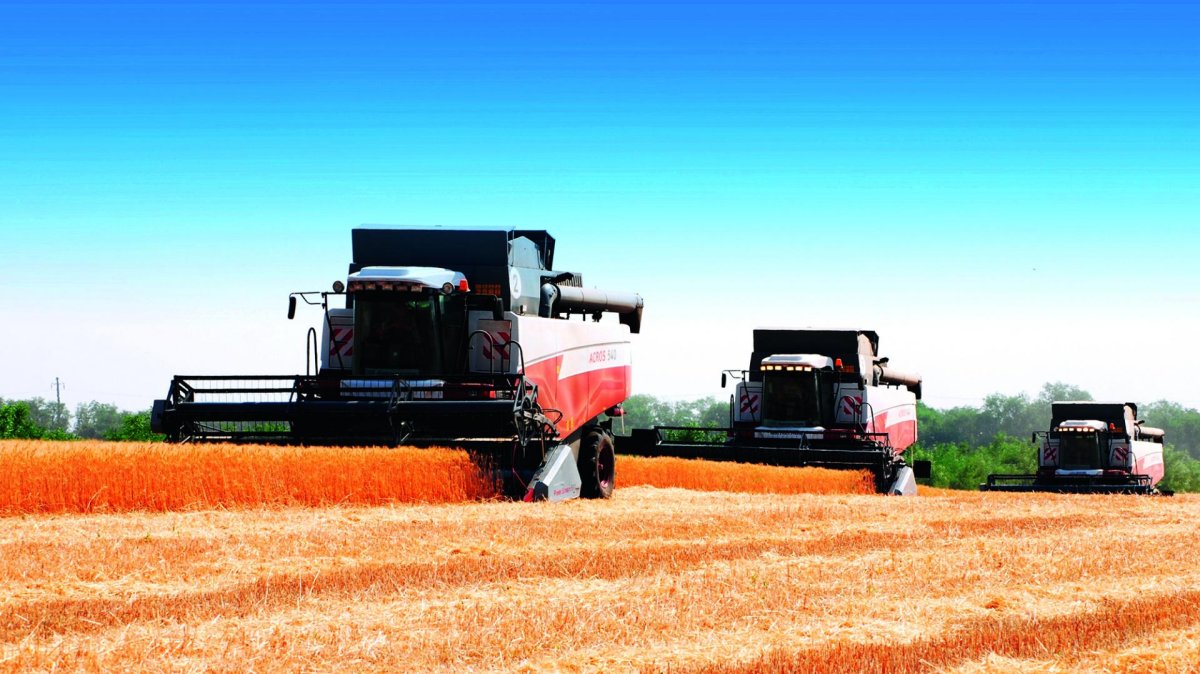 Уборка урожая Акрос