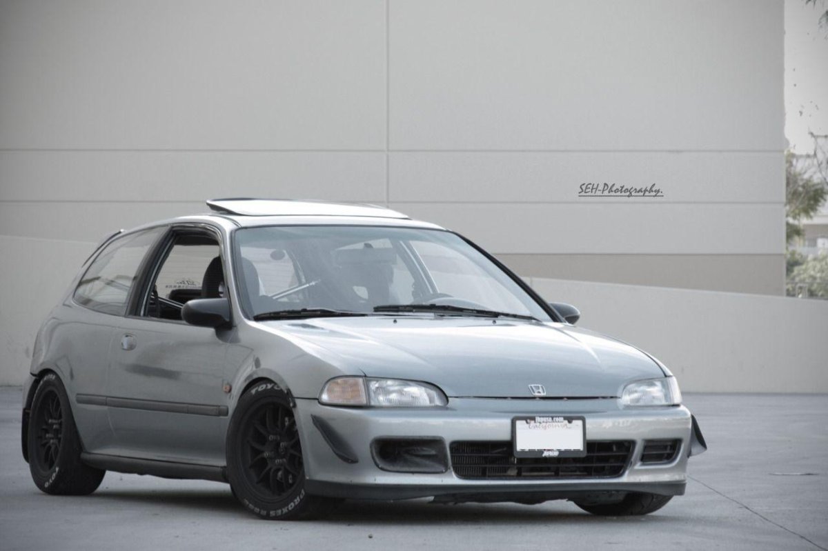 Honda Civic 6 Hatchback stance