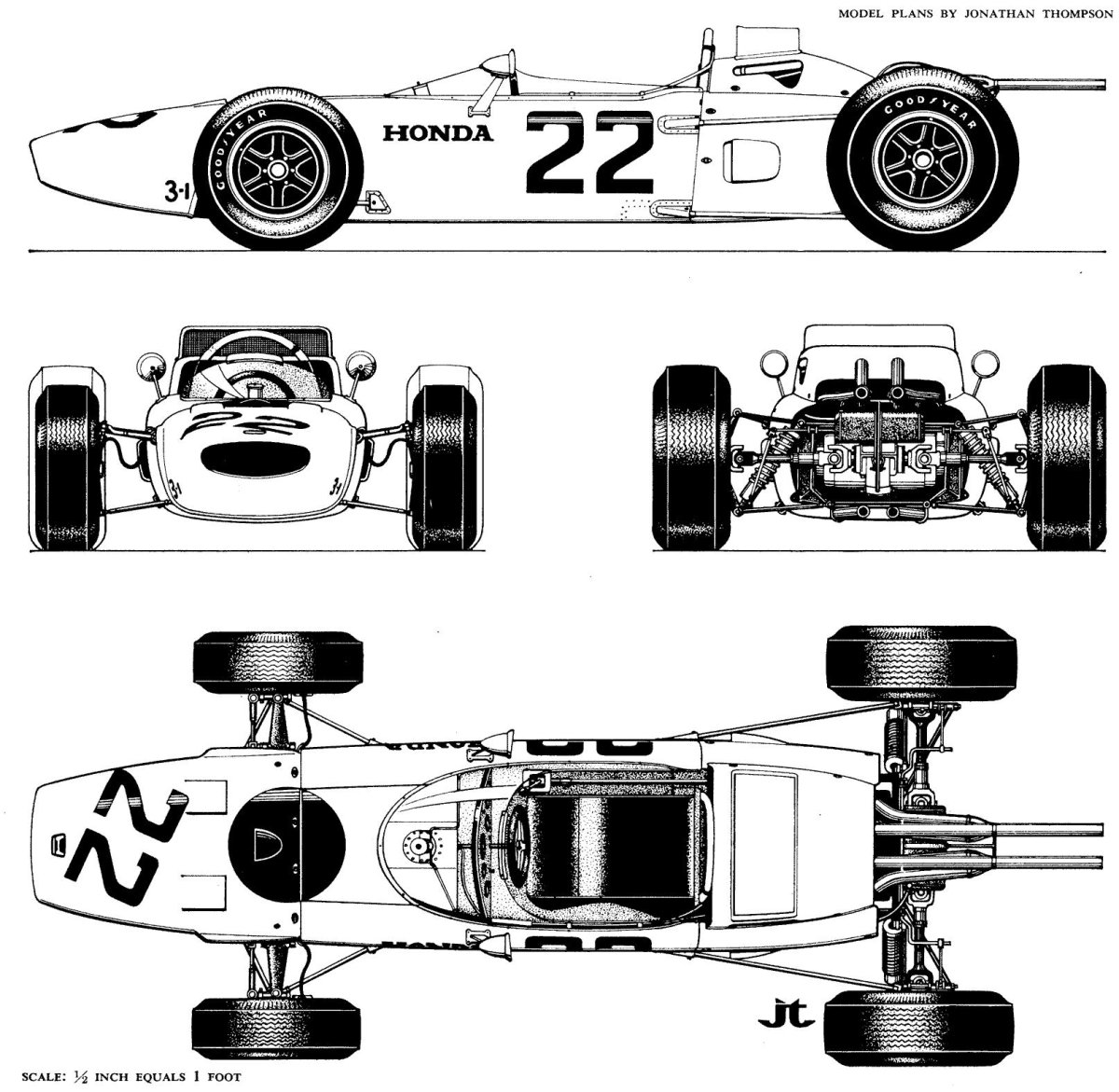 Honda ra272 чертеж