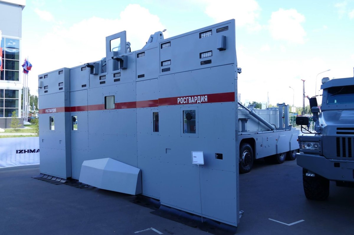 КАМАЗ стена для Росгвардии