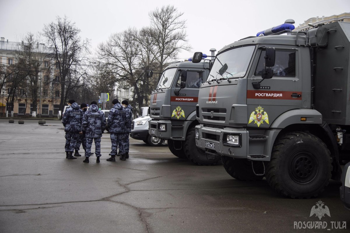 КАМАЗ Росгвардии полицейской