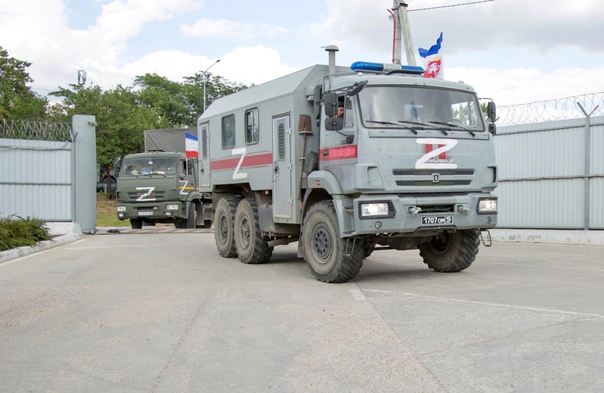 Машина Росгвардии грузовик