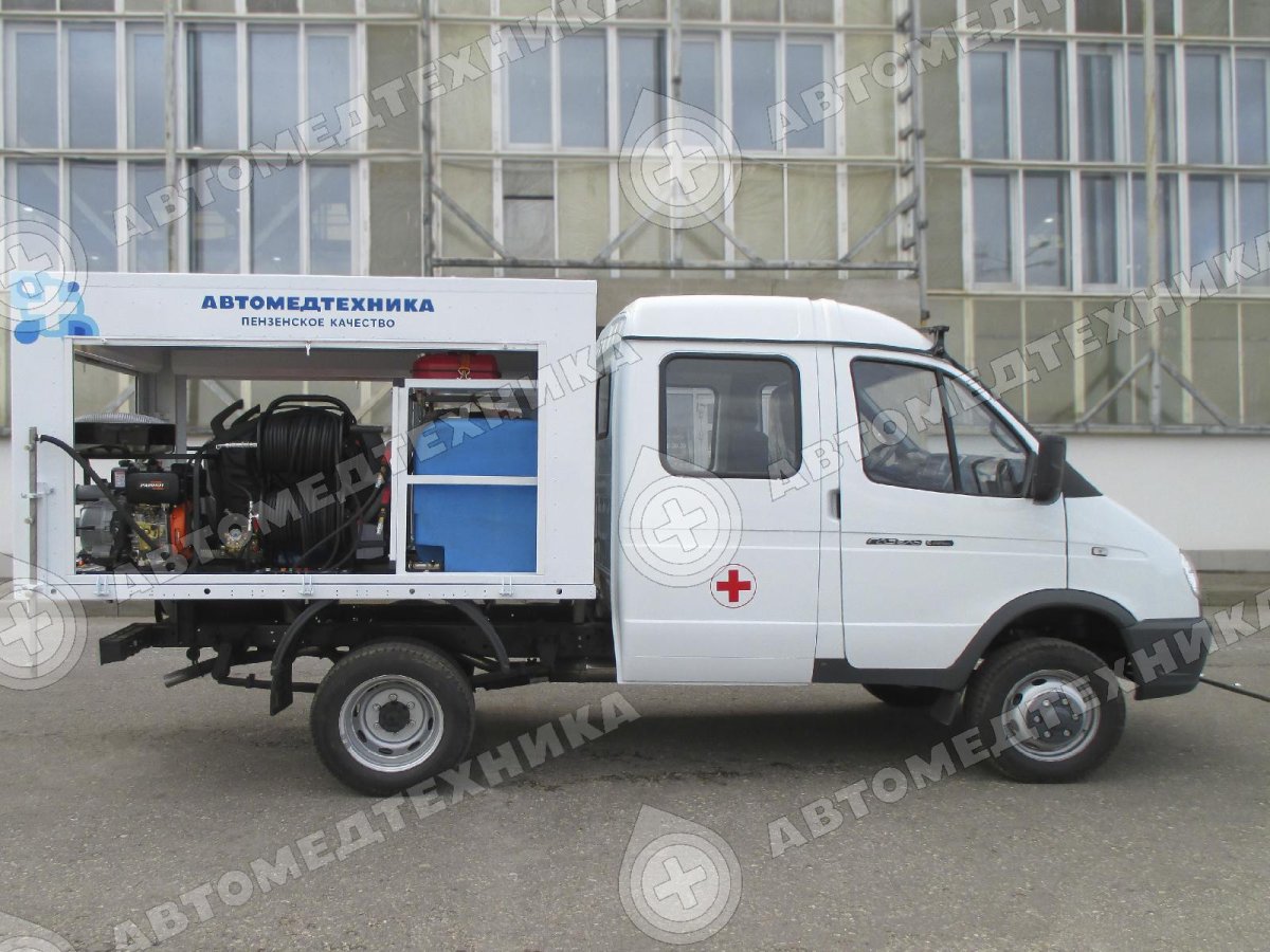 Передвижная дезинфекционная камера Газель