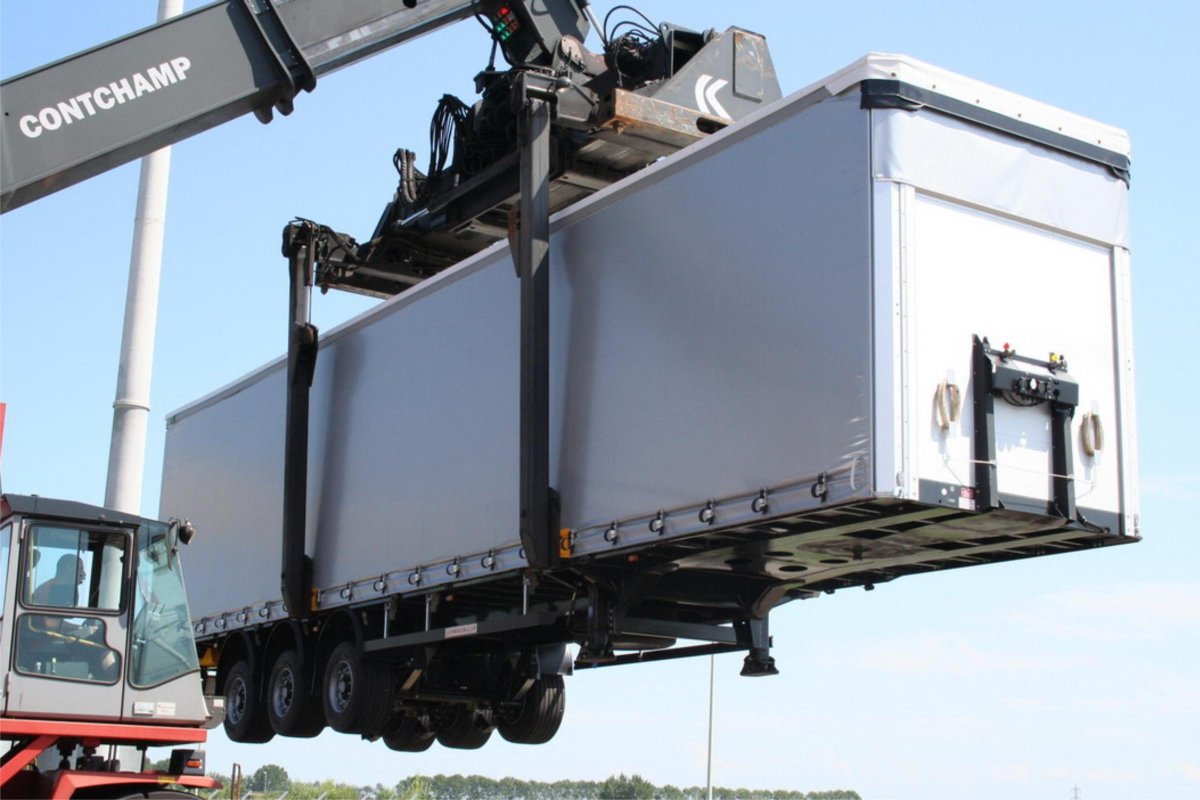 Контрейлерная платформа РЖД