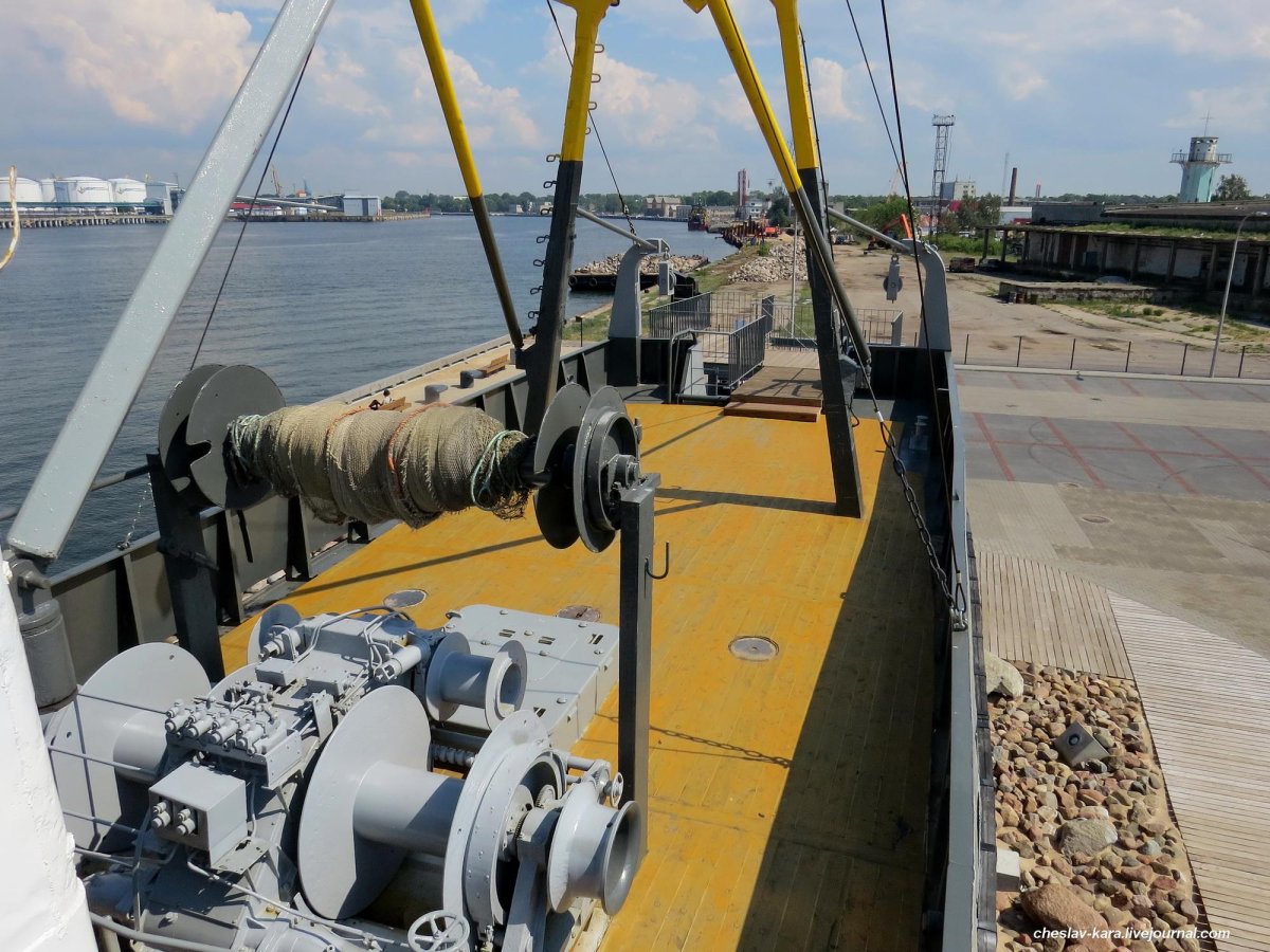 Лебедки на траулере