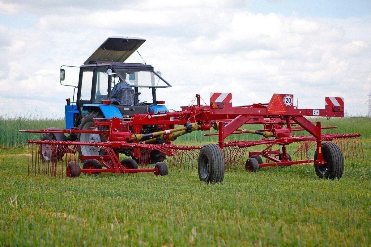 Грабли двухроторные прицепные Kolibri Duo 810