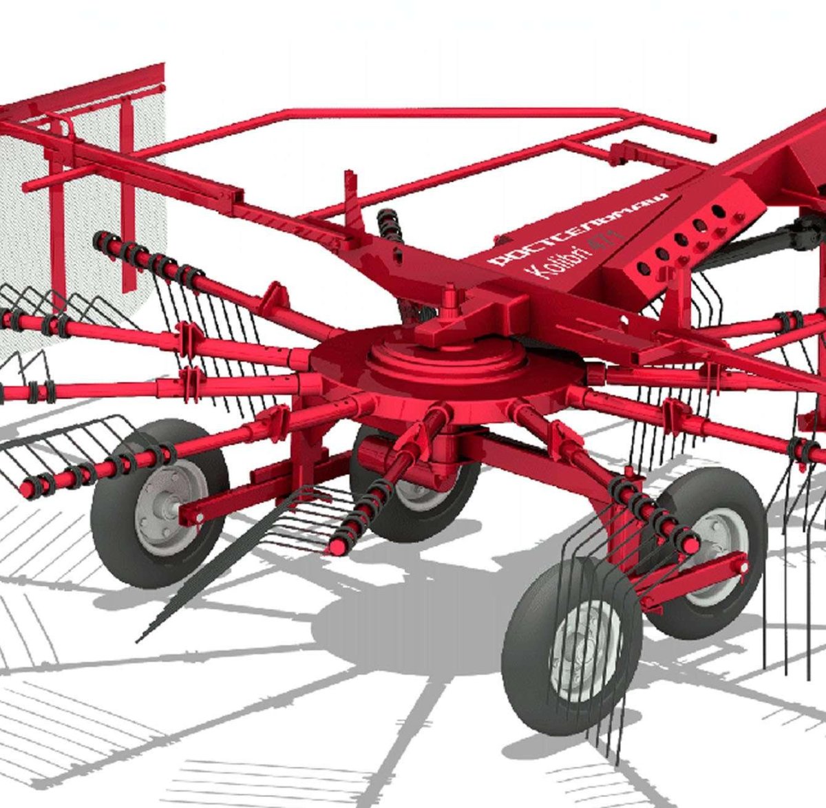 Грабли роторные навесные (грн - 471