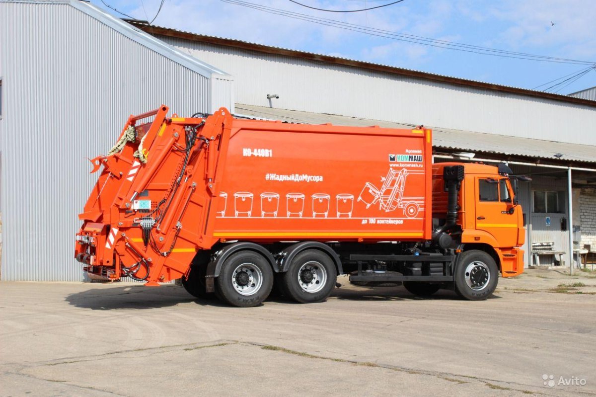 Мусоровозы с задней загрузкой ко-440в1 КАМАЗ-65115