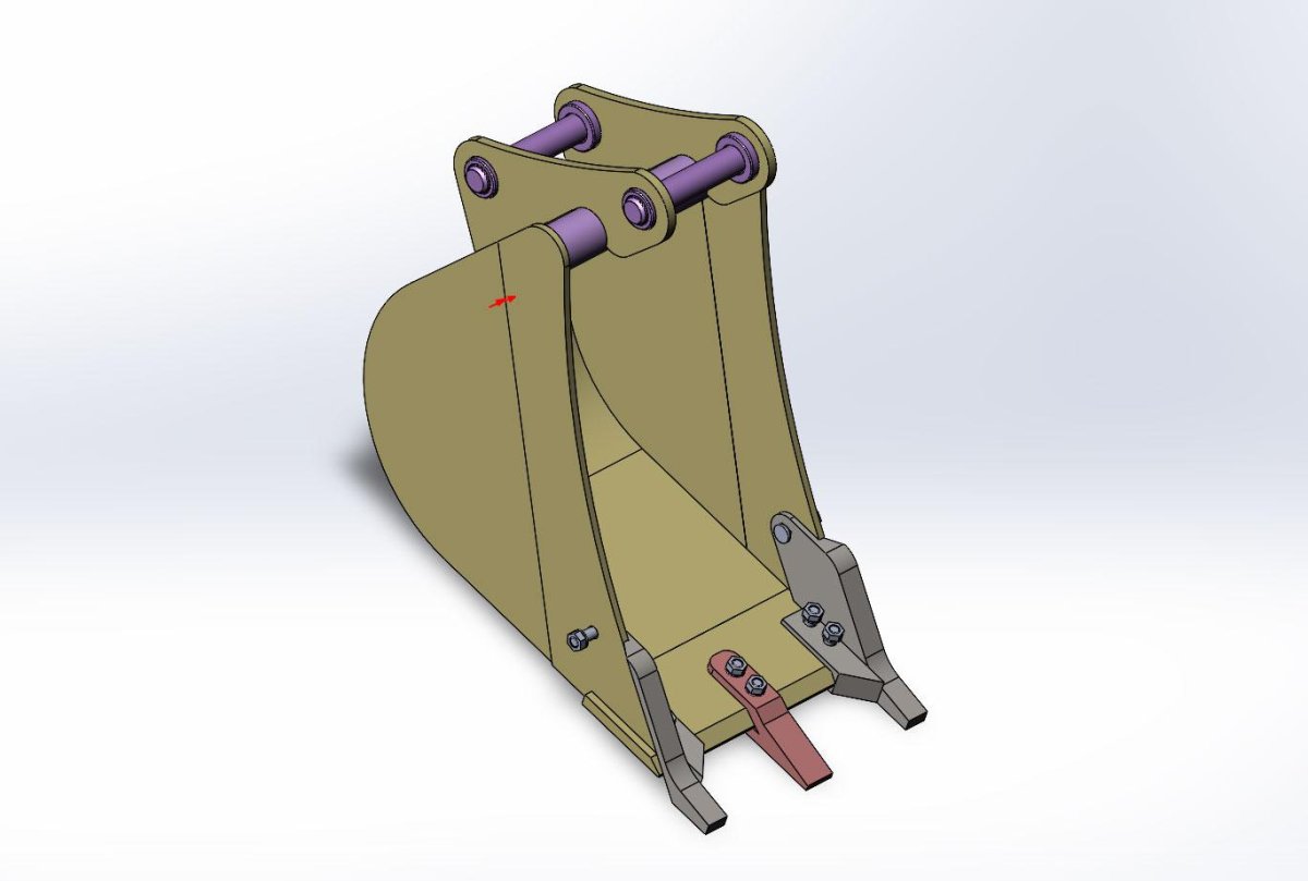 Чертеж ковша 400 мм