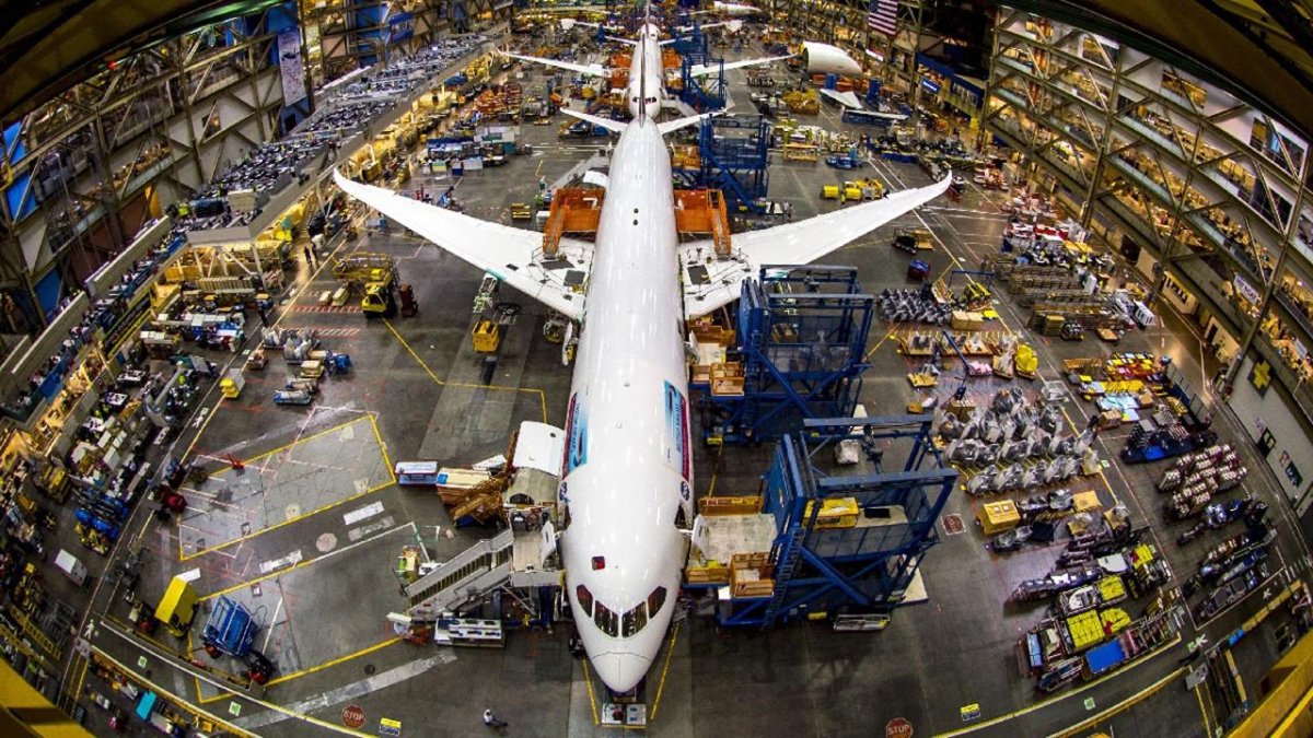 Завод Боинг в Сиэтле