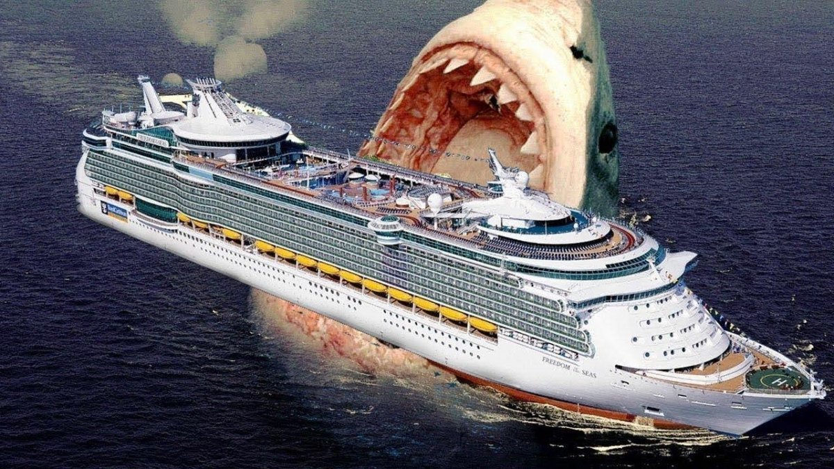 Акула гигант МЕГАЛОДОН