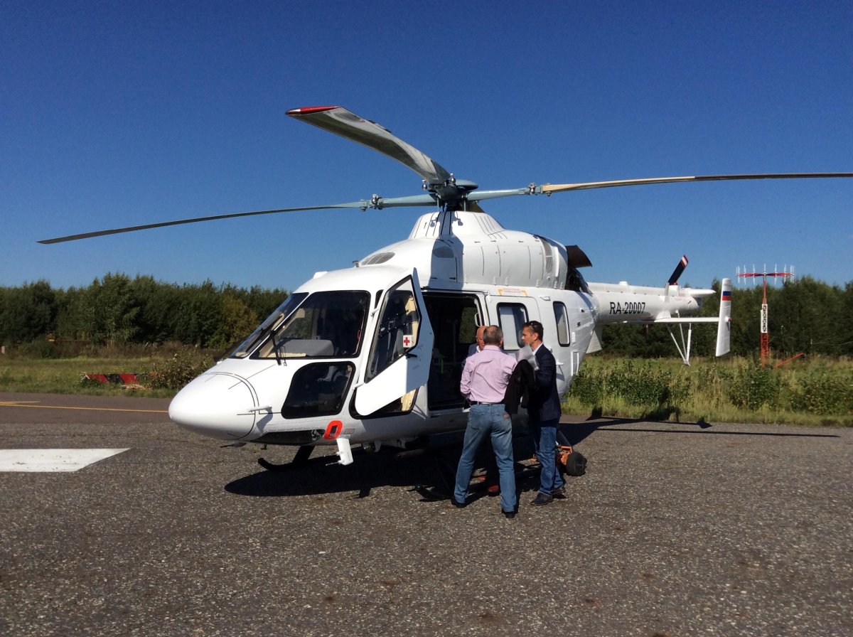 Вертолет Казанского завода Ансат