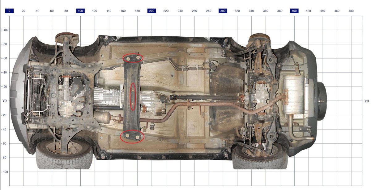 Сузуки Гранд Витара 2 вид снизу